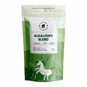 Get balance in your diet and body with Unicorn superfoods Alkalising Blend