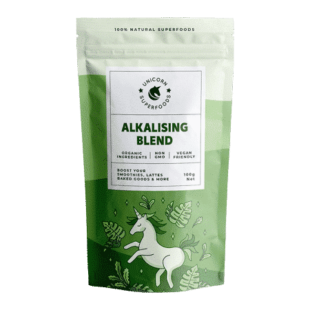 Get balance in your diet and body with Unicorn superfoods Alkalising Blend