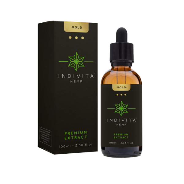Indivita Hemp Gold Oil Extract 100ml is the finest on the market in Australia. Extreme fast shipping from Melbourne