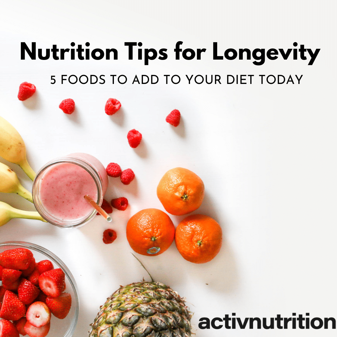 If you want to live long, try nutrition tips for longevity!